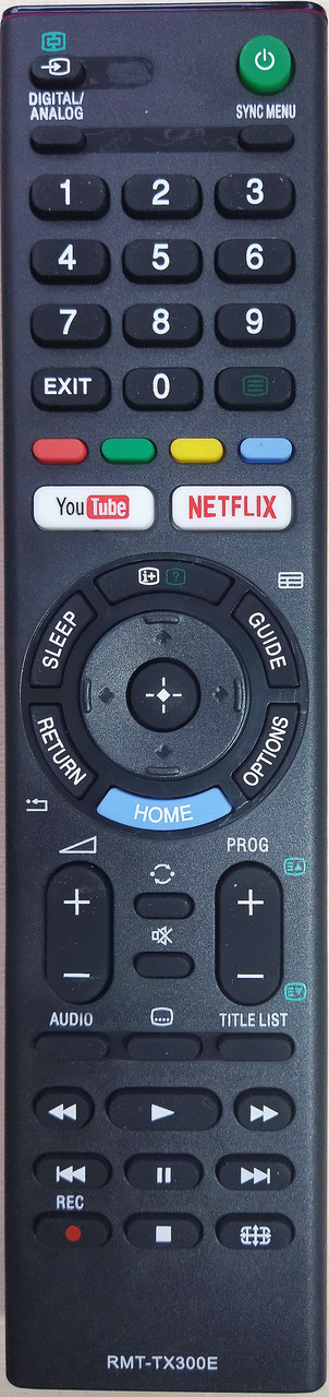 Пульт для телевізора SONY. Модель RMT-TX300E