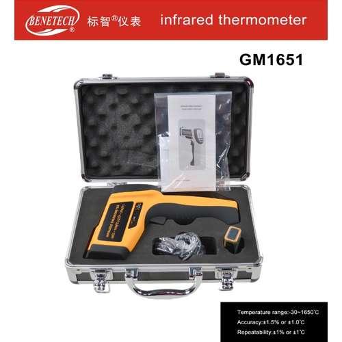 Пірометр — 30 ~ 1650 °C Benetech GM1651, фото 1