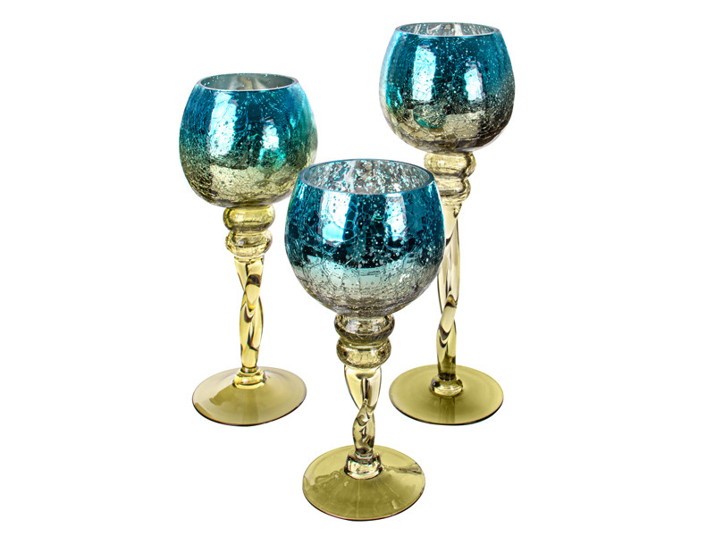 Набір свічників із 3 штук 40 см, 35 см, 30 см Unicorn Studio 811-022-1