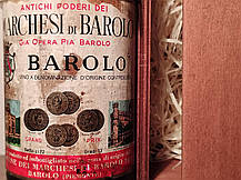 Вино 1966 року Marchesi di Barolo Італія, фото 2