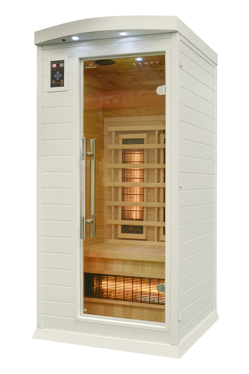 Інфрачервона сауна DH1 з кольоровою терапією White, фото 1