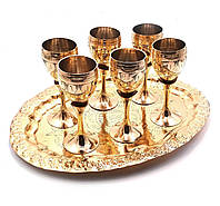 Рюмки бронзовые (н-р 6 шт./100мл.) (Goblet Set Polish Med.)