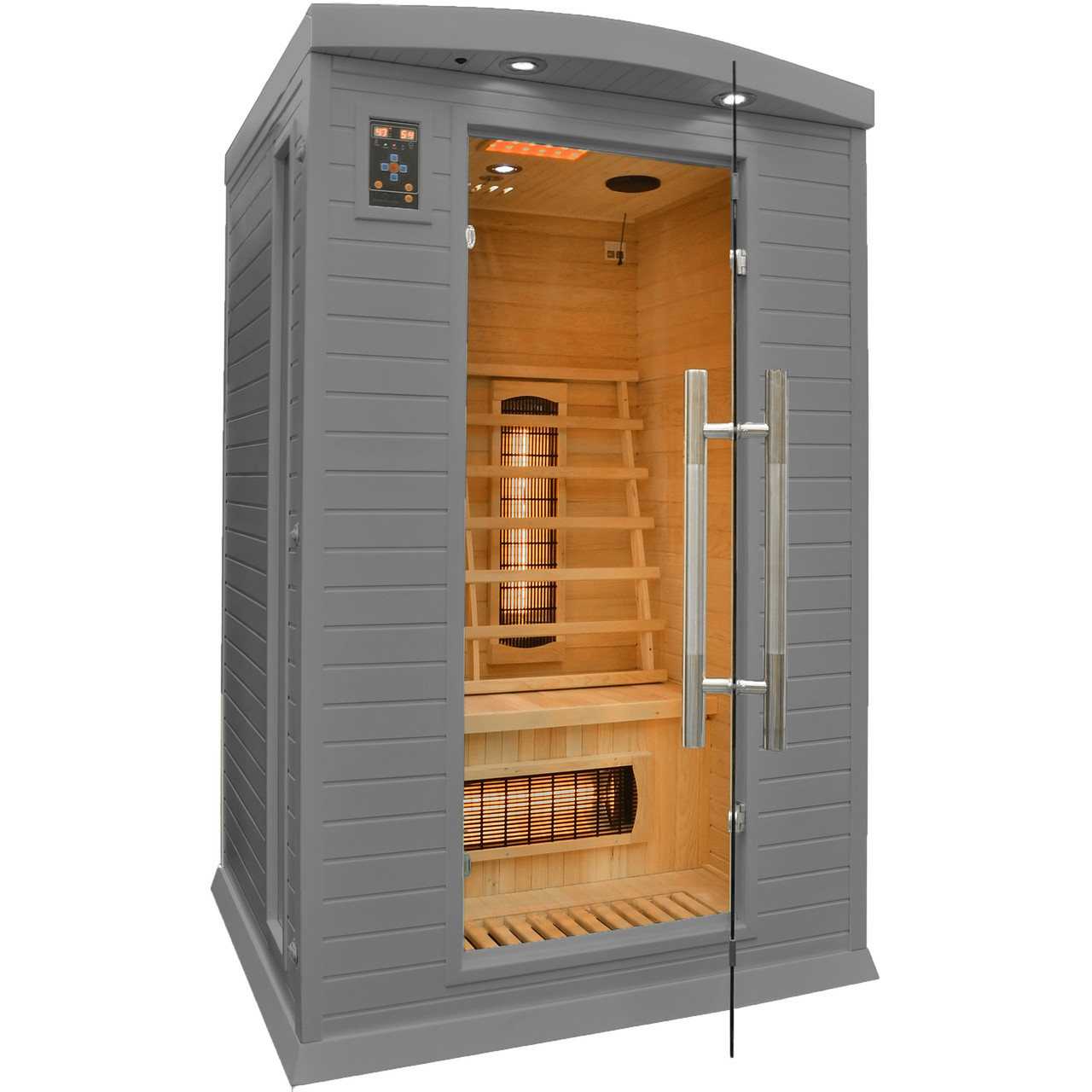 Інфрачервона сауна DH2 з кольоровою терапією Grey