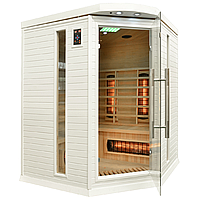 Інфрачервона сауна з кольоровою терапією DH3C White