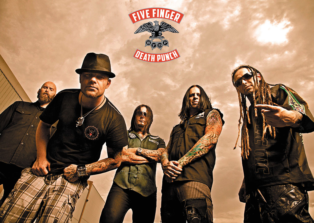 Плакат FIVE FINGER DEATH PUNCH 2 band