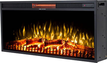 Настінний електричний камін обігрівач Aflamo LED 100 Classic декоративний електрокамин для квартири, дому, фото 2