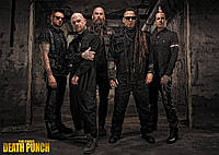 Плакат FIVE FINGER DEATH PUNCH 3 band