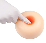 Силіконова накладна груди круглі, груди-ексопротез 0,3 кг. Силіконові накладні груди, фото 4