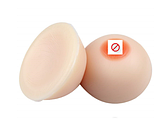Силіконова накладна груди круглі, груди-ексопротез 0,3 кг. Силіконові накладні груди, фото 3