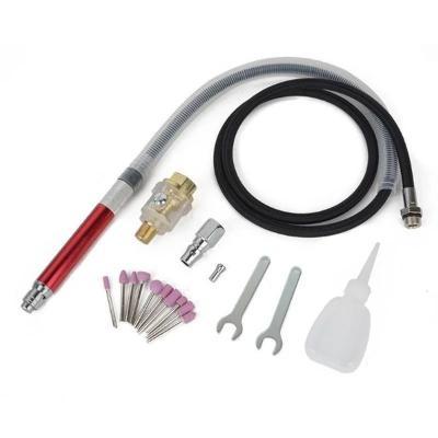 Гравер Airkraft пневмо, міні з комплектом шліфовальних каменів (AT-010K), фото 1