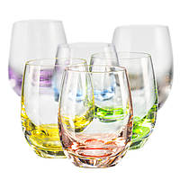 Склянки для соку 6 шт Rainbow 300 мл 6855 BOHEMIA
