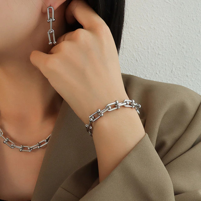 Браслет-ланцюг в стилі "Tiffany" HardWear, фото 1