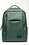 Чоловічий стильний міський рюкзак для підлітка з відділенням під ноутбук зеленого кольору, фото 7