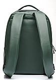 Чоловічий стильний міський рюкзак для підлітка з відділенням під ноутбук зеленого кольору, фото 10