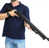 Іграшкова помпова рушниця дробовик вінчестер ZM 61 А з металевим корпусом, фото 3