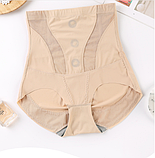 Безшовні високі труси з чіпом для схуднення та корекції фігури, фото 6