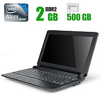 Нетбук Acer eMachines 350 / 10.1" (1024x600) TN / Intel Atom N450 (1 (2) ядро с 1.66 GHz) / 2 GB DDR2 / 160 GB