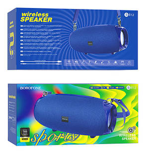 Портативна колонка безпровідна Borofone BR12 Amplio sports 5 Вт Синій (BR12U), фото 4