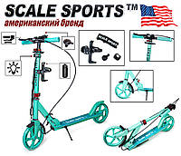 Самокат двухколесный Scale Sports SS-18 Тиффани Ручной тормоз Led-фонарик