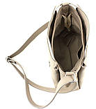 Сумка жіноча шкіряна Borsacomoda Бежевий (813.018), фото 6