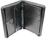 Ділова папка-портфель Exclusive зі шкірозамінника Чорний (711200), фото 4