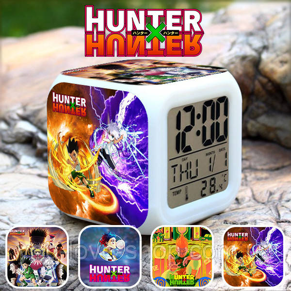 Настільні годинники Hunter X Hunter "Гон Фрікс і Киллуа Золдик" Мисливець х Мисливець