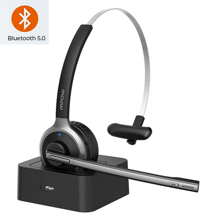 Бездротова Bluetooth гарнітура для кол-центру Mpow M5 Pro, фото 1