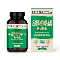 Витамины и минералы Dr. Mercola Chewable Multivitamin for Kids, 60 таблеток