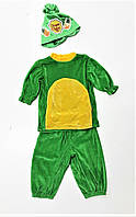 Карнавальный костюм Чупа-Чупс (зеленый с желтым)-велюр