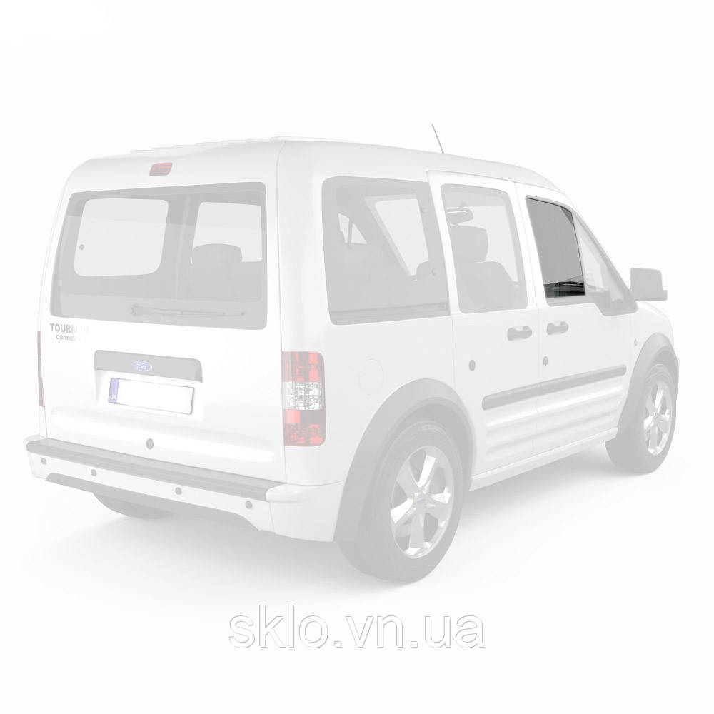 Бокове скло Ford Connect (02-13) Переднє Дверне опускне Праве (Форд Конект)