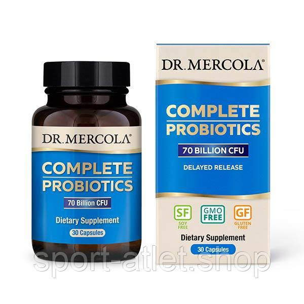 Пробіотики і пребіотики Dr. Mercola Complete Probiotics 70 Billion CFU, 30 капсул