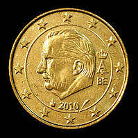 Монета Бельгії 10 євроцентів 2010 р.