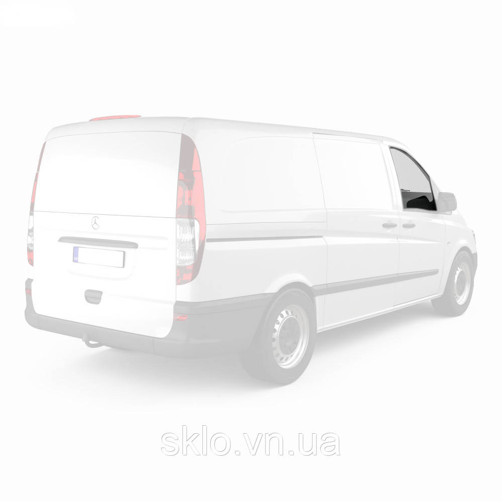 Бокове скло Mercedes Vito/Viano (W639) (03-14) Переднє Дверне опускне Праве (Віто)