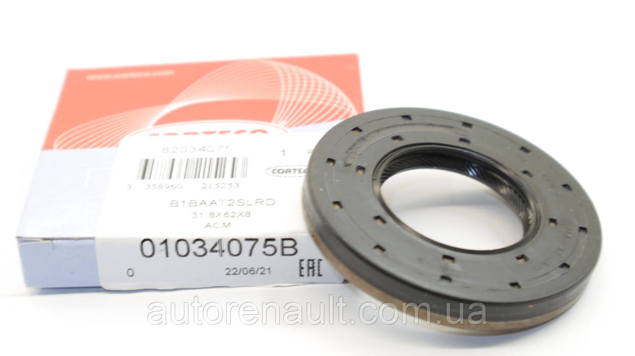 Сальник первинного валу КПП (31.8х62х8) на Мерседес Спринтер 208-416 1995-2006 CORTECO (Італія) 01034075B, фото 1