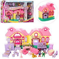 Ляльковий будиночок з фігурками та меблями