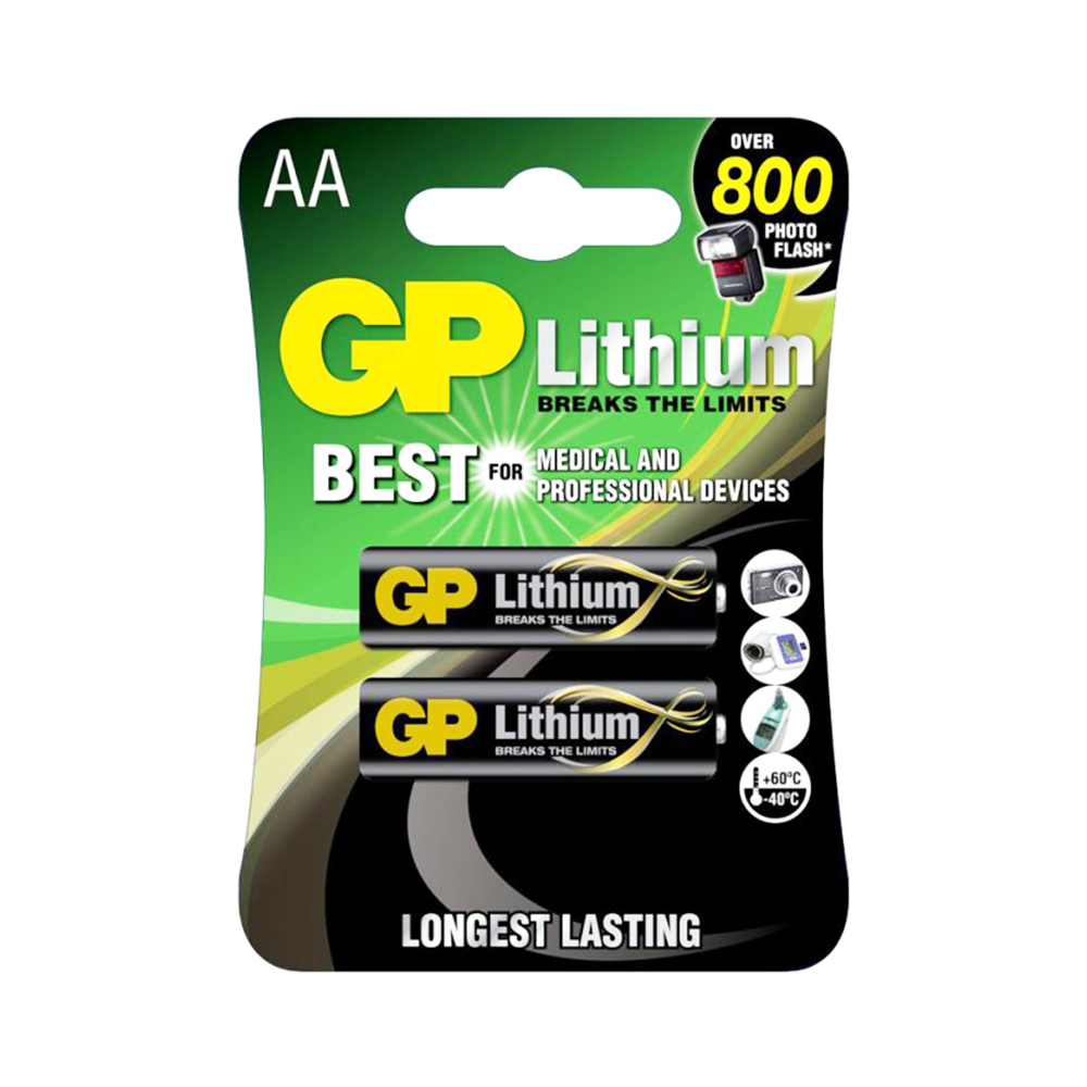 Батарейки AA/FR6 GP Lithium (2шт.)