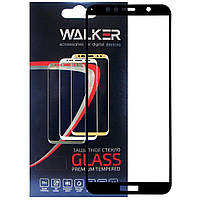 Захисне скло Walker 3D Full Glue для Huawei Y6 2018 / Y6 Prime 2018 / Enjoy 8E Black