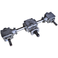 Редуктор двухдискового розкидача мінеральних добрив Jar Met 1000 л