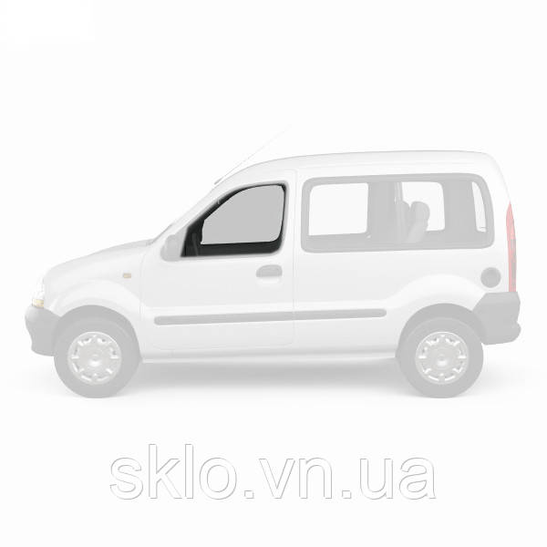Бокове скло Renault Kangoo (97-07) Переднє Дверне опускне Ліве (Рено Кенго)