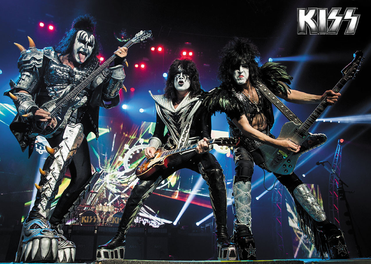 Плакат KISS 4 live