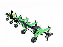 Культиватор міжрядний 5-х секційний з стрільчастою лапою, бритвою, долотом, підгортач, окучник польський