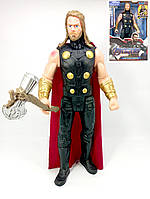Фигурка Тор Бог Грома Thor Marvel " Супергерой. Мстители " 30см со звуком Светом
