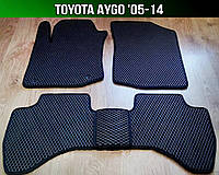 ЕВА коврики на Toyota Aygo '05-14. EVA ковры Тойота Айго