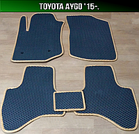 ЕВА коврики на Toyota Aygo '15-. EVA ковры Тойота Айго