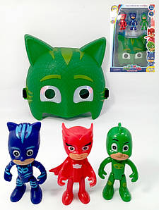 Ігровий набір Маска (Світлячі очі) Зелена + Фігурки Героїв " Герої в масках" 8822A-1
