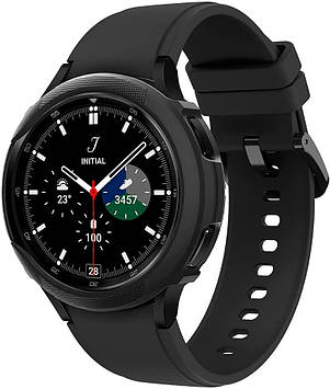 Чехол Spigen для Galaxy Watch 4 Classic (46mm) - Liquid Air , Black (ACS03140)