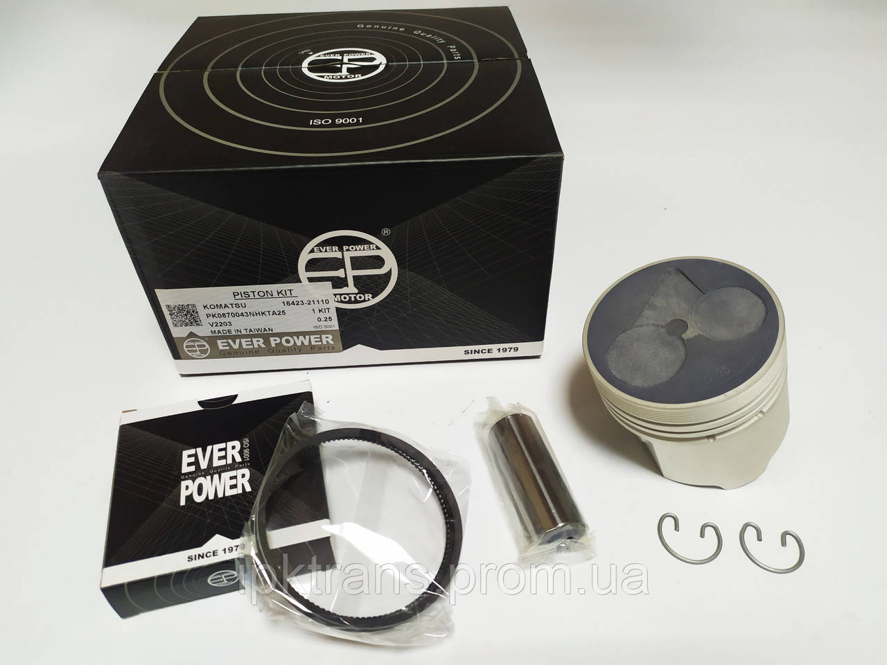 Поршень двигуна Kubota V2203 +0.50 № 1A09121113