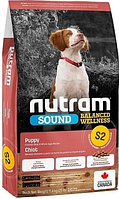 Nutram S2 Sound Puppy 500г  для щенков середніх порід ( курица 35% )