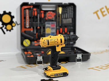 Ударний шурупокрут DeWALT DCD771 24V/5А/год із великим набором інструментів!, фото 2