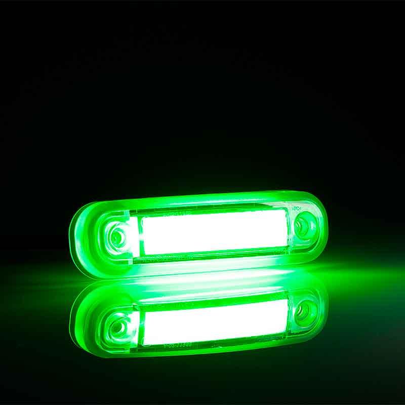 Ліхтар габаритний світлодіодний декоративний FRISTOM FT-045 ZIEL LED (зелений), фото 1
